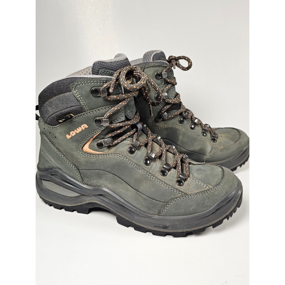 Lowa Renegade Evo GTX Mid WS W 7 Green Gore-Tex Waterproof Hiking Boots Vibram